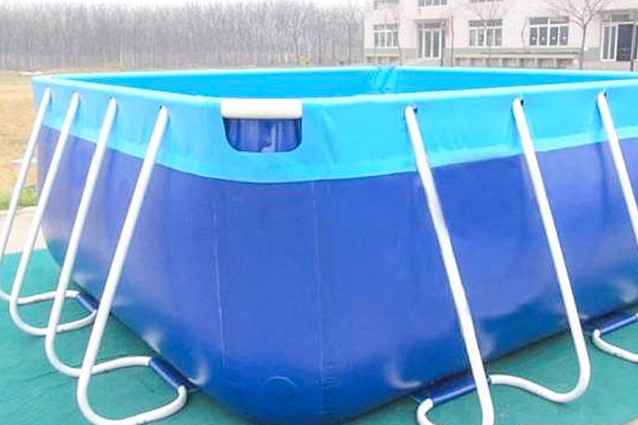 Lacus Equipment Steel Frame Square Stainless Steel Frame swimming PoolPVC Pool Cloth