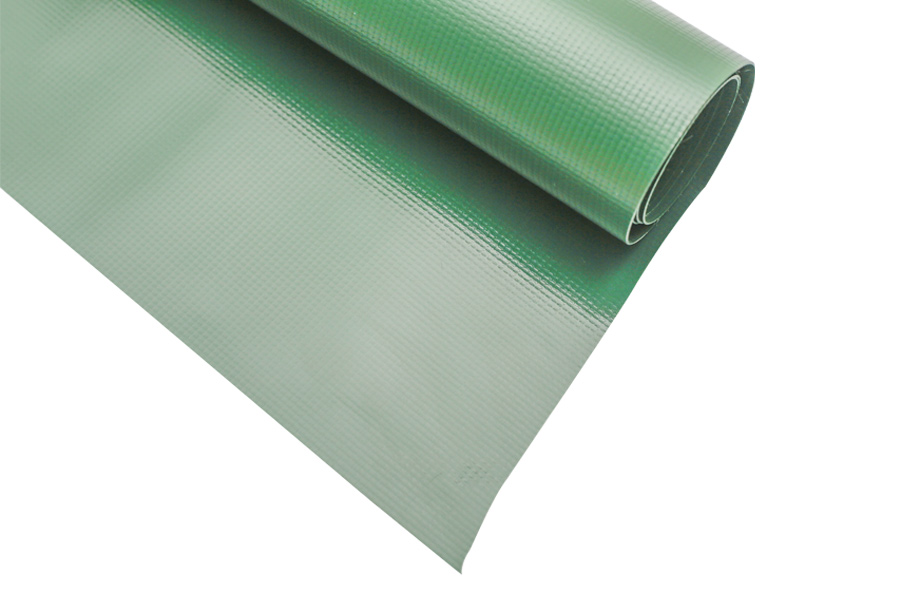 Custom Reinforced Green Gravis Officium Vinyl Tarp PVC Tarpaulin Cover Sheet With Eyelet PVC Truck Tarpaulin