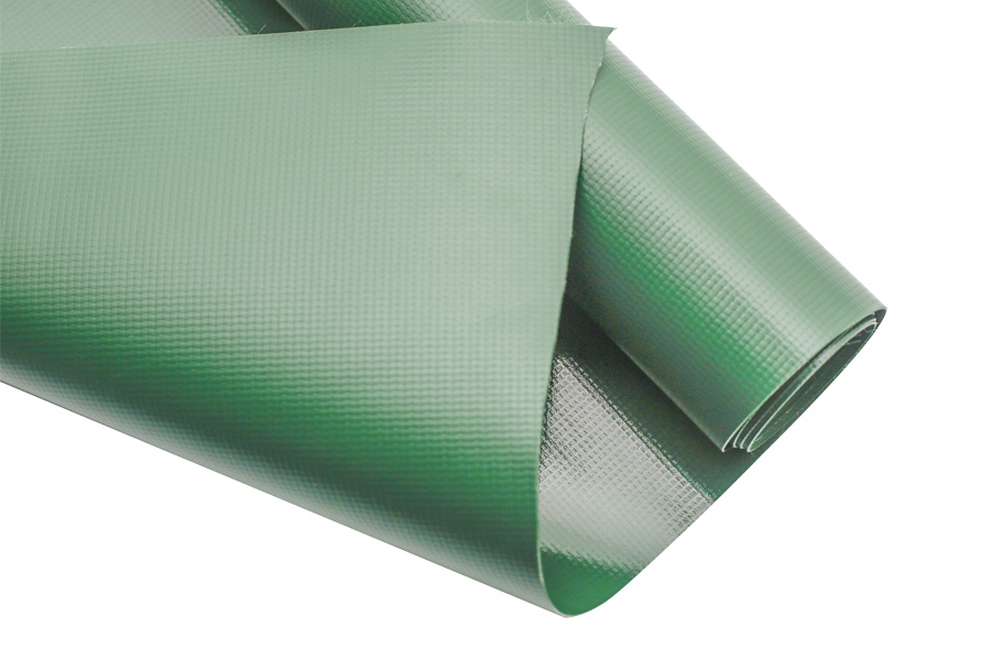 Custom Reinforced Green Gravis Officium Vinyl Tarp PVC Tarpaulin Cover Sheet With Eyelet PVC Truck Tarpaulin